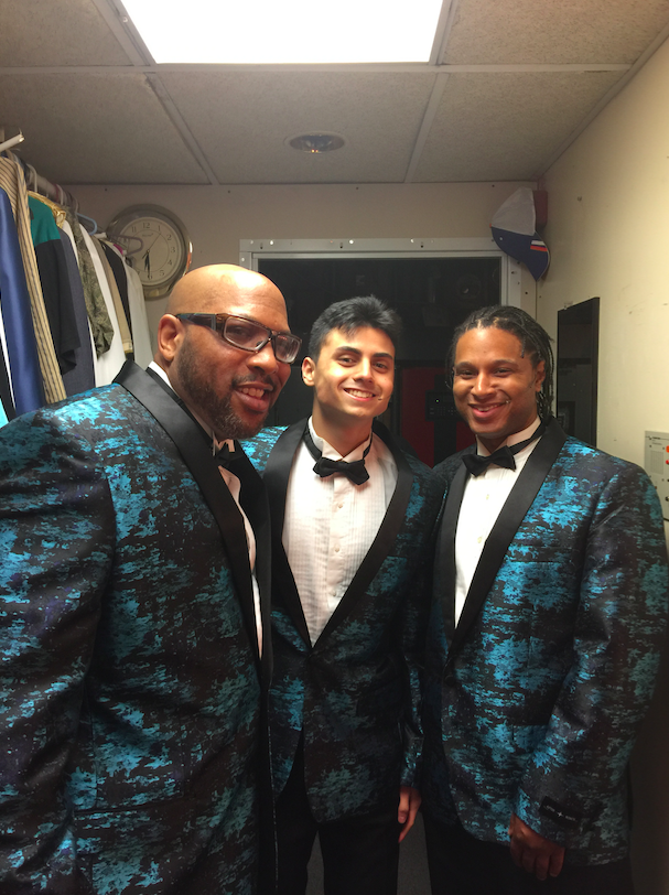 Be Black Trio backstage